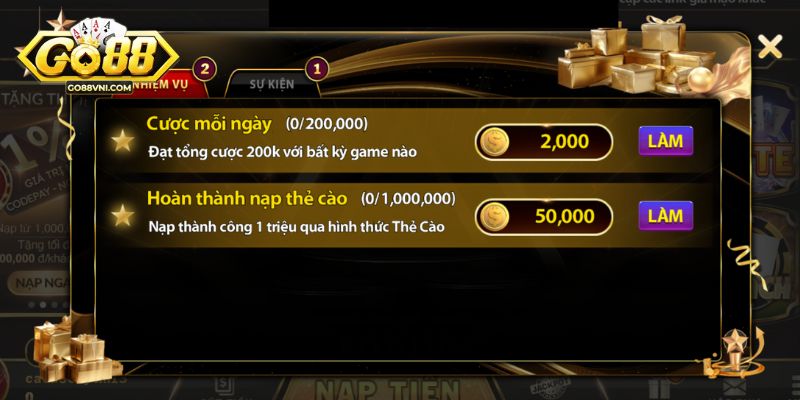 Chương trình khuyến mãi được cập nhật tại cổng game